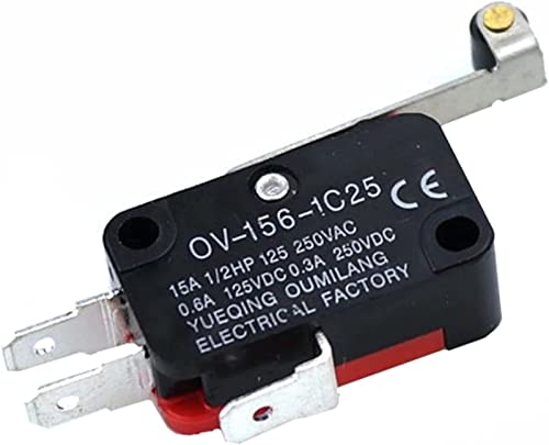 Interrupteur de limite V-151-1C25 micro-switch haute sensibilité 15A à levier droit