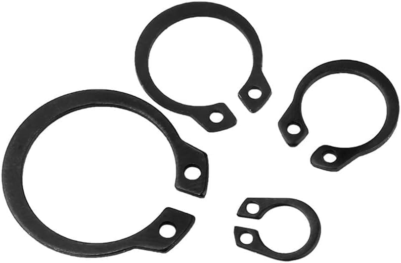 External Retaining Rings,Snap M3 M4 M5 M6 M7 M8 M9 M10 M11 M12 - M20 C Type Circlip for Shaft Carbon Steel(10pcs,M20)