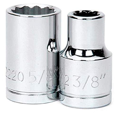 Williams 32136 1/2-Inch Drive 6 Point Shallow Socket, 1-1/8-Inch