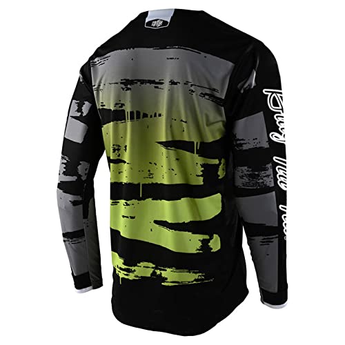 Radfahren Jersey Herren Mountainbike Motocross Jersey Langarm MTB T-Shirt,Shirt Downhill Fahrrad Jersey Schnelltrocknend (Color-19,L)