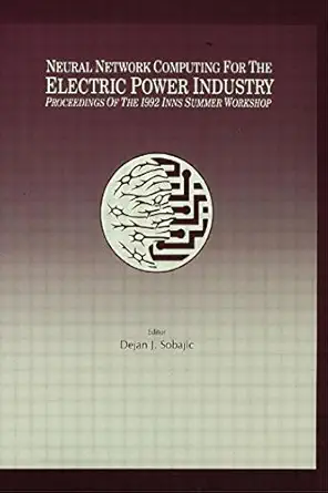 Neural Network Computing for the Electric Power Industry: Proceedings of the 1992 Inns Summer Workshop-Wow! eBook