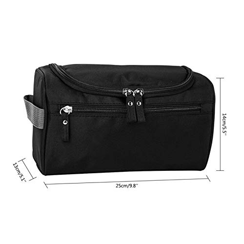 Borsa da Toilette con Cerniera, Impermeabile, per Uomo e Donna, Astuccio per Il Trucco, Custodia per Cosmetici, Organizer per Il Trucco, Kit da Toilette, Pochette da Viaggio.