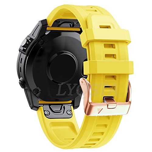 Bracelet en silicone 20 mm pour Garmin Fenix 7S et 6S Pro
