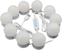 Kit 10 Luminárias Led para Penteadeira Espelho Camarim Multimóveis Mp3426 Branco