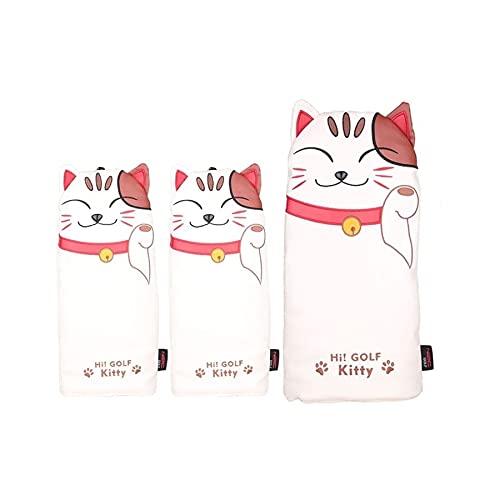 ゴルフカバー ヘッドカバー クラブセット ドライバー用カバー 440cc 460cc用カバー ウッド用カバー ユーティリティ用 UT用カバー 3点セット 4点セット 防水仕様 動物デザイン