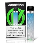VAPORESSO XROS 3 MINI Refillable POD Vape Kit [Sky Blue] - Rechargeable 1000mAh Battery, COREX Mesh Technology, Auto Draw, MTL/RDTL, Compatible All XROS Series Pods, No Nicotine No Liquid