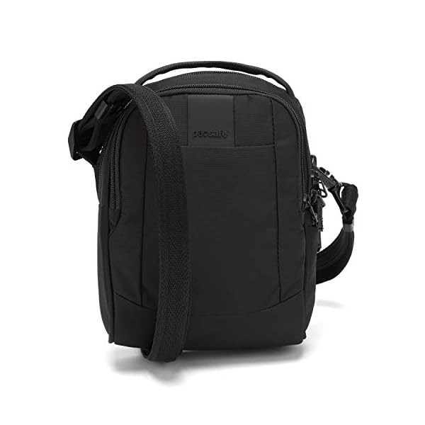 Pacsafe Metrosafe LS100 3 Liter Anti Theft Shoulder Bag - Fits 7 inch Tablet, black
