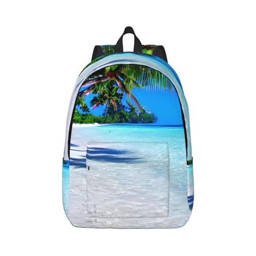 Sac à dos tropical océan compact pour soulager le dos des étudiants