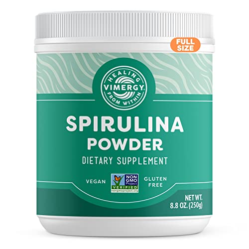 Vimergy Spirulina Powder – Concentrated Plant Protein Supports Immune Health & Cardiovascular