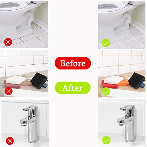 Silikonentferner Werkzeug Set, 5 in 1 Fugenkratzer Silikon Caulking Werkzeug Kit für Küche Bad Boden Fliesen mit Silikon Fugenwerkzeug, Siliko Fugenglätter, Multifunktional Abdichtung Werkzeug