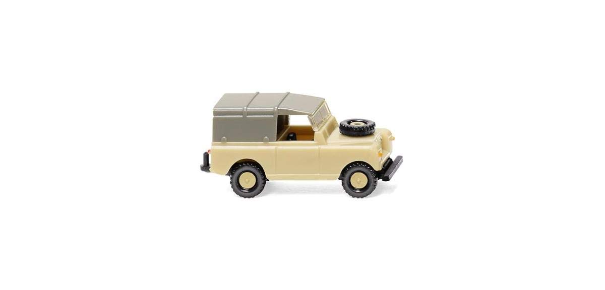 Land Rover Wiking 092303 Beige with Tarpaulin Scale N 1:160 Miniature Model - Not a Toy