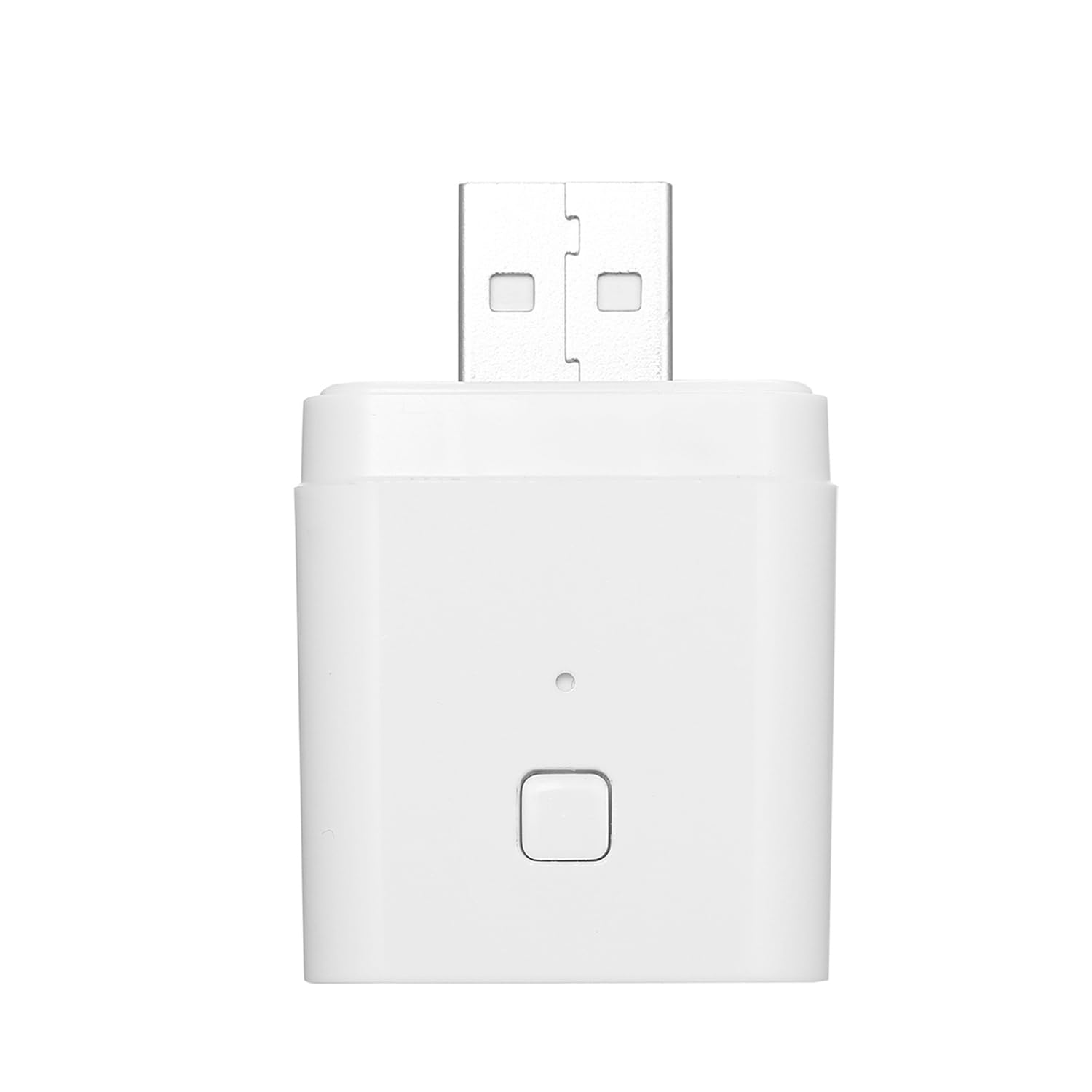 HELEMIY 1PCS Tuya Micro 5V Wireless USB Smart Adaptor Flexible and Portable Make USB Devices Smart via Tuya APP Voice Control Compatible with Alexa Home