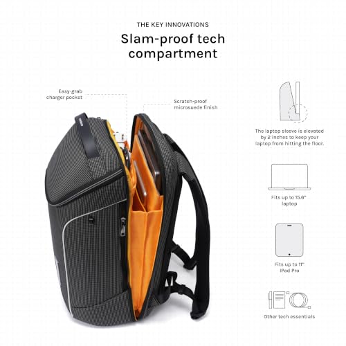 Image of MOKOBARA Transit Z 30L Laptop Backpack 15.6 Inch Office Travel Black-White