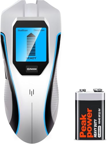 Leitungssucher Ortungsgerät 5 in 1 Wandscanner-Detektor Multifunktionaler Bolzendetektor mit LCD Anzeige Detektor für Holz,...