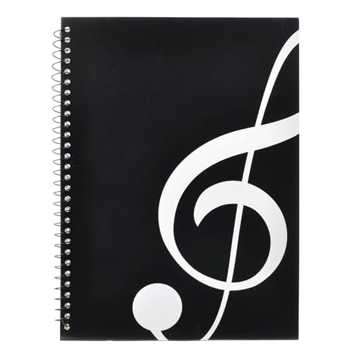 CoguZed 100 Pages Blank Sheet Music Notebook - 26x19cm Staff Paper for Musicians, Music Notebook for Composition and Notation