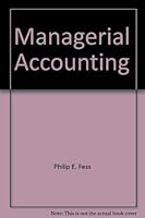 Managerial Accounting 0538016000 Book Cover