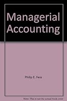 Managerial Accounting 0538016000 Book Cover