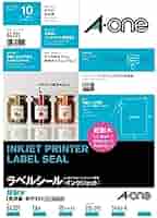 やまのうち Amazon.co.jp: エーワン ラベルシール インクジェット 超耐水