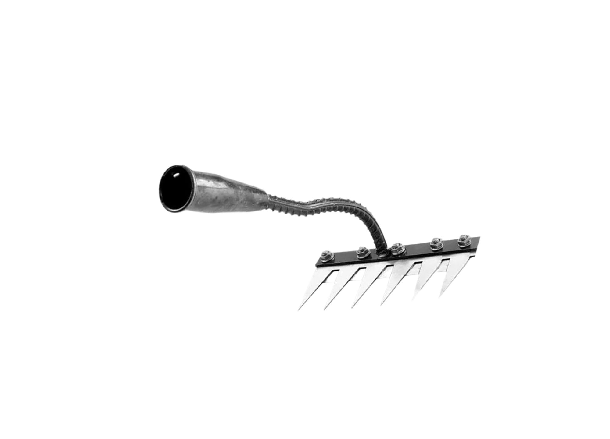 Zappa da Giardino, rastrello in Acciaio al Manganese con Denti 5/6 for allentare Gli Attrezzi agricoli for afferrare Il Terreno