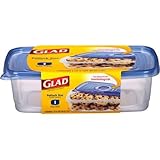 Glad Containers, Potluck Size, Extra Large Rectangle, 10 cups