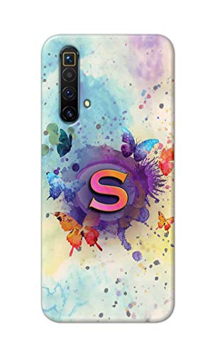 Image of PRINTFIDAA� Printed Hard Back Cover Case for Realme X3 | X3 SuperZoom | Realme X50 5G Back Cover (Alphabet S) -2808