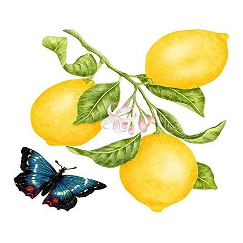 Alice's Cottage Lemons Flour Sack Towel (Set of 2) Cover