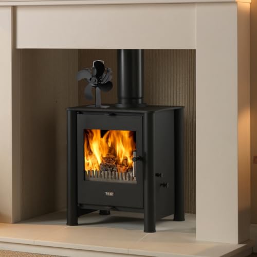 Ventilateur de poêle silencieux 4 pales pour diffuser la chaleur - 5