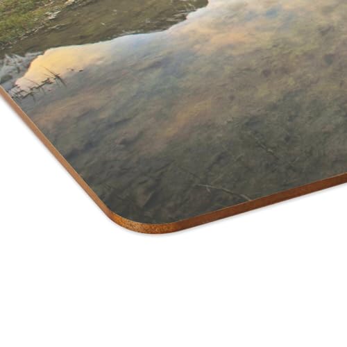Sets de table souples en liège 39,5x28,5 cm Lot de 4 napperons Kashmir