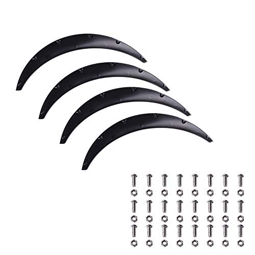 Dreamizer 4Pcs Universal Flexible Car Suv Widebody Kit 35Mm Off-Road Fender Flare Durable Pu Wheel Arch Protector #TOP7