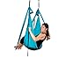 AGPtEK® Deluxe Aerial Yoga Inversion Sling Hammock for Aerial Yoga, Flying Antigravity-Blue