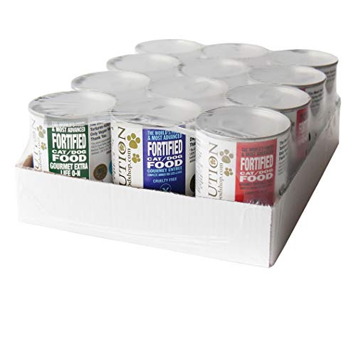 Evolution Diet Plant Based Protein Moist Dog & Cat Food With Non-Gmo And Organic Ingredients (Assorted Case, 12 Cans) Complete & Balanced For All Life Stages #TOP3