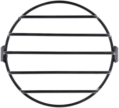 Headlight Cover Guard 6.5inch Universal Motorcycle Headlight Fog Lamp Protector Guard Grille Cover For For Chopper