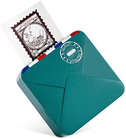 Phomemo M02S 304dpi Pocket Printer- Upgraded HD Bluetooth Thermal Photo Printer, Black and White Print-Out Phone Printer for Photo Printing, Plan Journal, Organization, Art Creation, Gift, DarkGreen