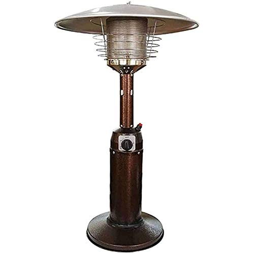 Tragbarer Tisch Heizpilz 11.000 BTU Rust Proof Ausführung Easy Load Silber