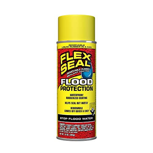 Flex Seal Spray Flood Protection, 10 oz, 1-Pack, Waterproof Rubberized