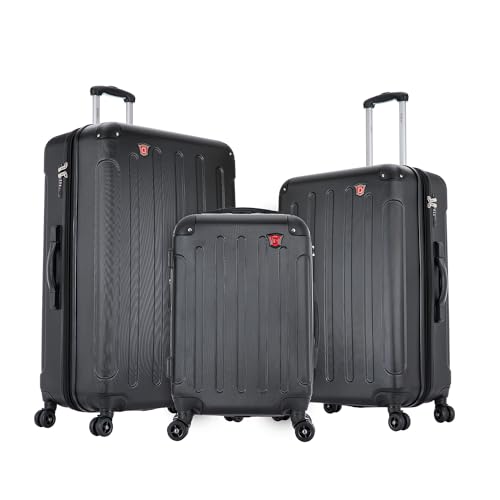 Dukap Intely 3-Piece Hardside Spinner Luggage Set