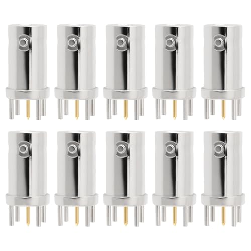 10 pcs conector BNC hembra recto 4 pines 50 ohm miniatura 1