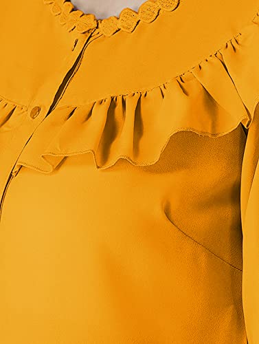 Image of Girls /Women Cuffed Sleeves Solid Shirt Style top-102