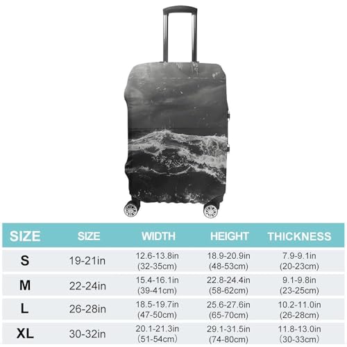 Abstract Grainy Picture Luggage Cover Washable Elastic Suitcase Cover, Anti Scratch Personalized Suitcase Protectors, Fashion Baggage Covers For Travel2