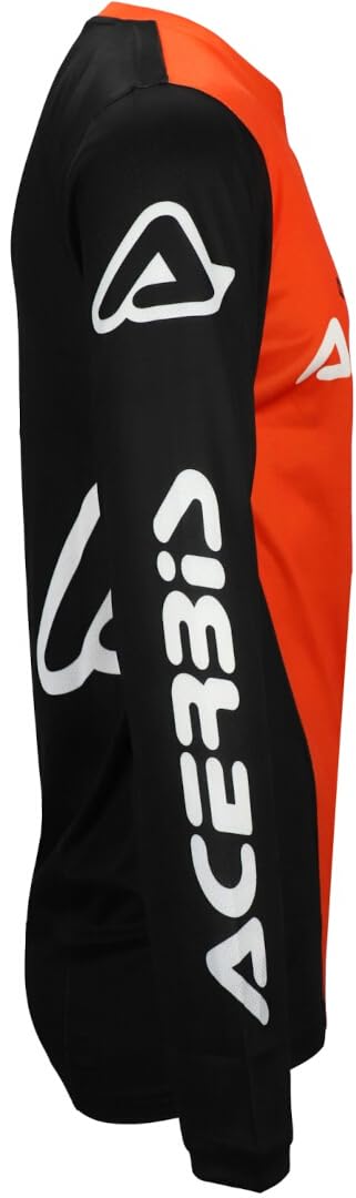 Acerbis MX J-Track INC Maglia Motocross, Arancione/Nero, L