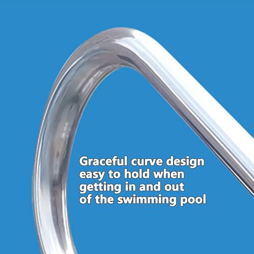 Escalera para piscina acero inoxidable 2 peldaños miniatura 4