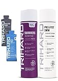 TRIHARD Swimmers Shampoo Extra Boost + Pre & Post Swim Conditioner | Chlorine And Hair Solutions |...