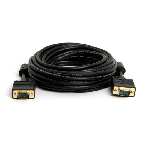 25 FT SVGA Super VGA M/M Monitor/LCD/Projector Cable