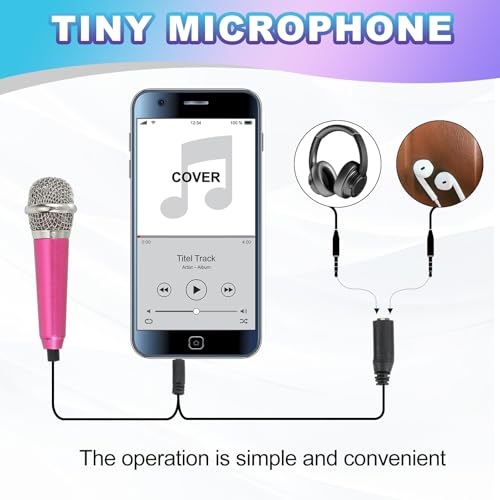 Mini microphone avec housse éponge et support pour vidéo nette