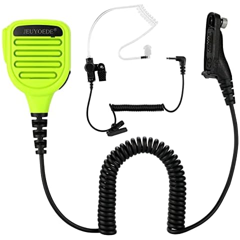 JEUYOEDE Waterproof Walkie Talkie Microphone Remote Handheld Radio Mic with 3.5mm Audio Jack Compatible with Motorola APX1000 APX4000 APX6000 APX7000 XPR6350 XPR6550 XPR7550e Cover