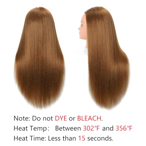 image for Opini Mannequin Head with 80% Human Hair - Straight, 26