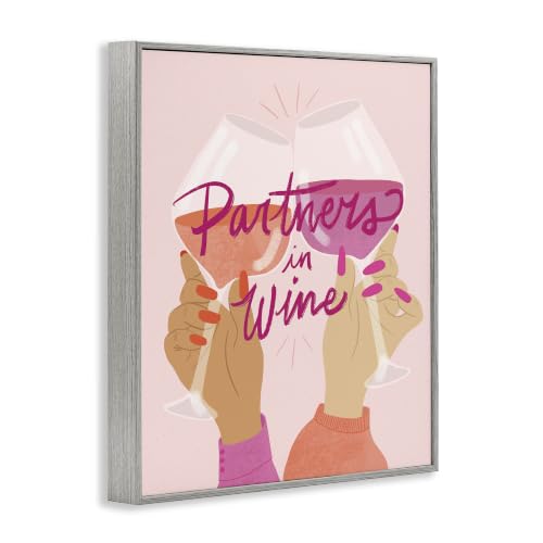 Image of Wine Partners Glam Sassy Friends, 24 x 30 Inch Framed Giclee Print