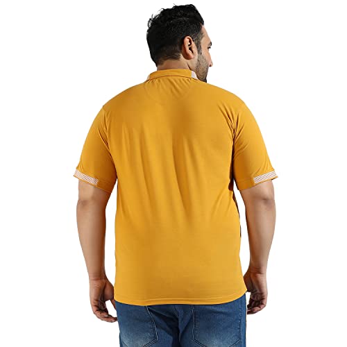 Image of CAHOOT Instafab Plus Men's Polo Neck Half Sleeve Regular Fit T-Shirt for Casual Wear | Modern Clothing T-Shirt Crafted with Comfort Fit and High-Performance for Everyday Wear