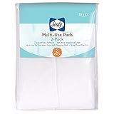 Sealy Multi-Use Waterproof Fleece Liner Pads: 2-Pack, White, 18” x 27”