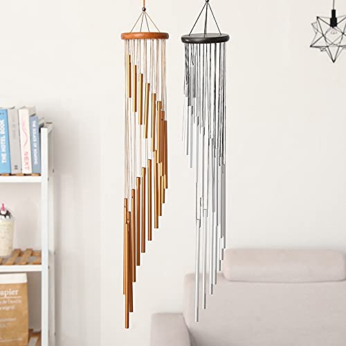 Support De Carillon éolien En Métal Noir - Hauteur 47 Cm - Pour Suspension Intérieure, Décoration Salon, Chambre, Bureau - 9